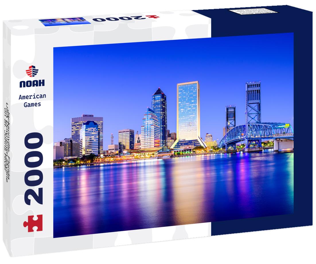 Noah Jigsaw Puzzle Jacksonville, Florida, USA Downtown skyline on St. Johns River 2000 pieces