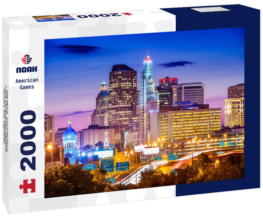 Noah Jigsaw Puzzle Hartford, Connecticut, USA Downtown skyline across the highway 2000 pieces