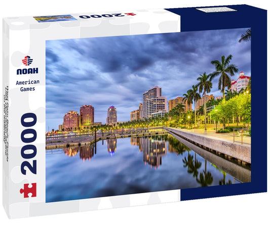 Noah Jigsaw Puzzle West Palm Beach, Florida, USA Downtown skyline on the waterway 2000 pieces