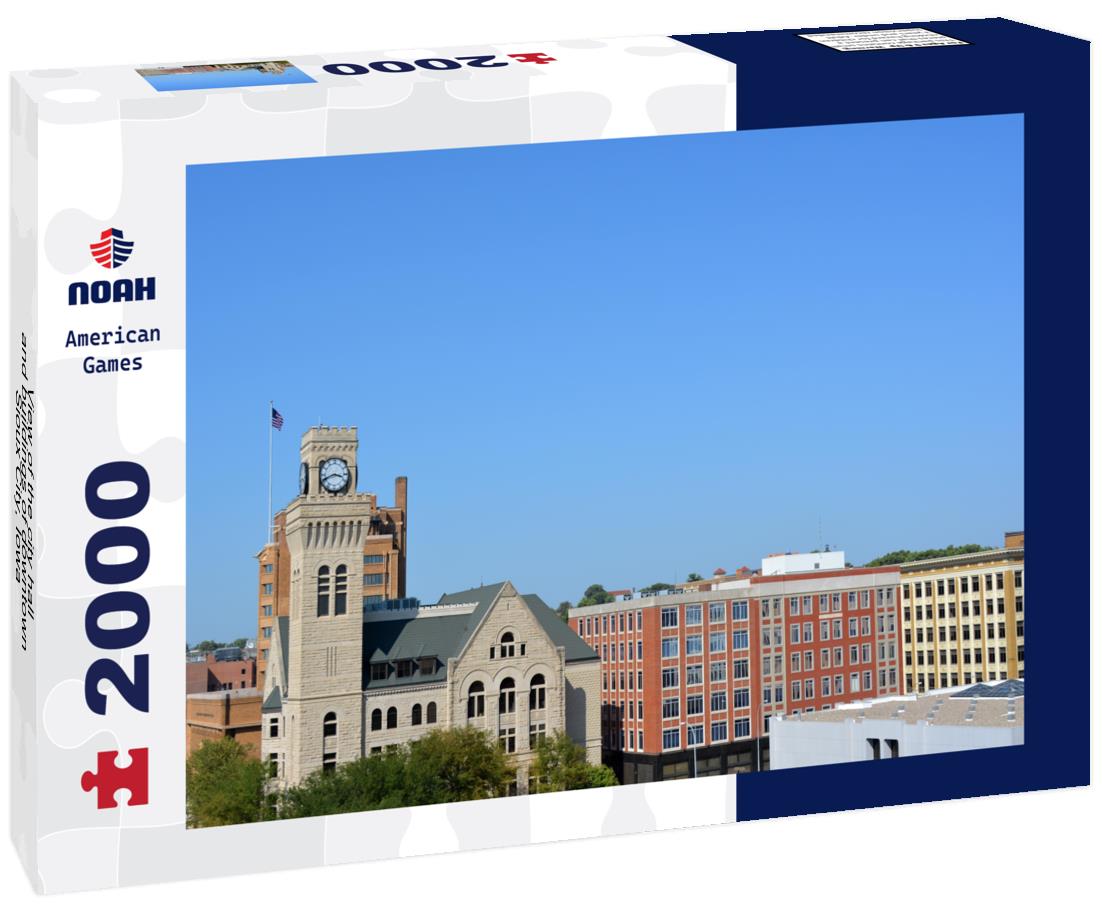 Noah Jigsaw Puzzle View of the city hall and buildings of downtown Sioux City, Iowa 2000 pieces
