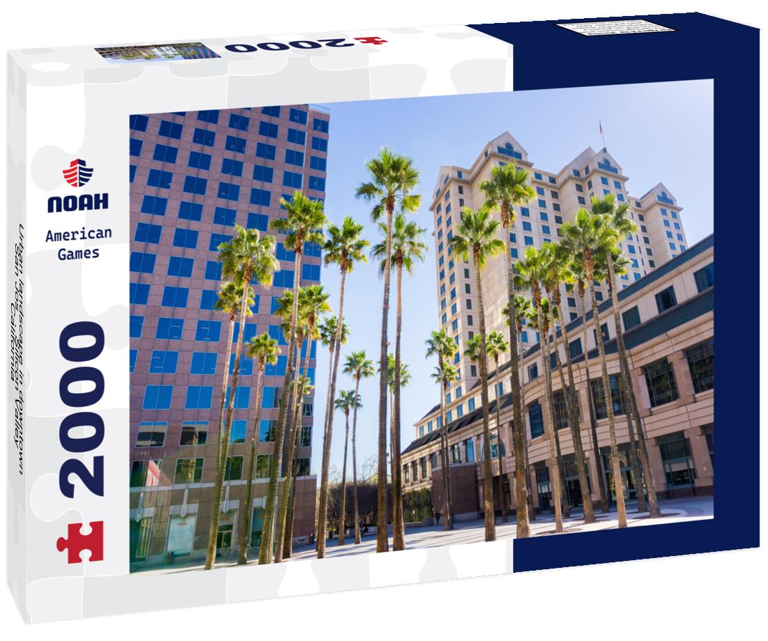 Noah Jigsaw Puzzle Urban landscape in downtown San José, Silicon Valley, California 2000 pieces