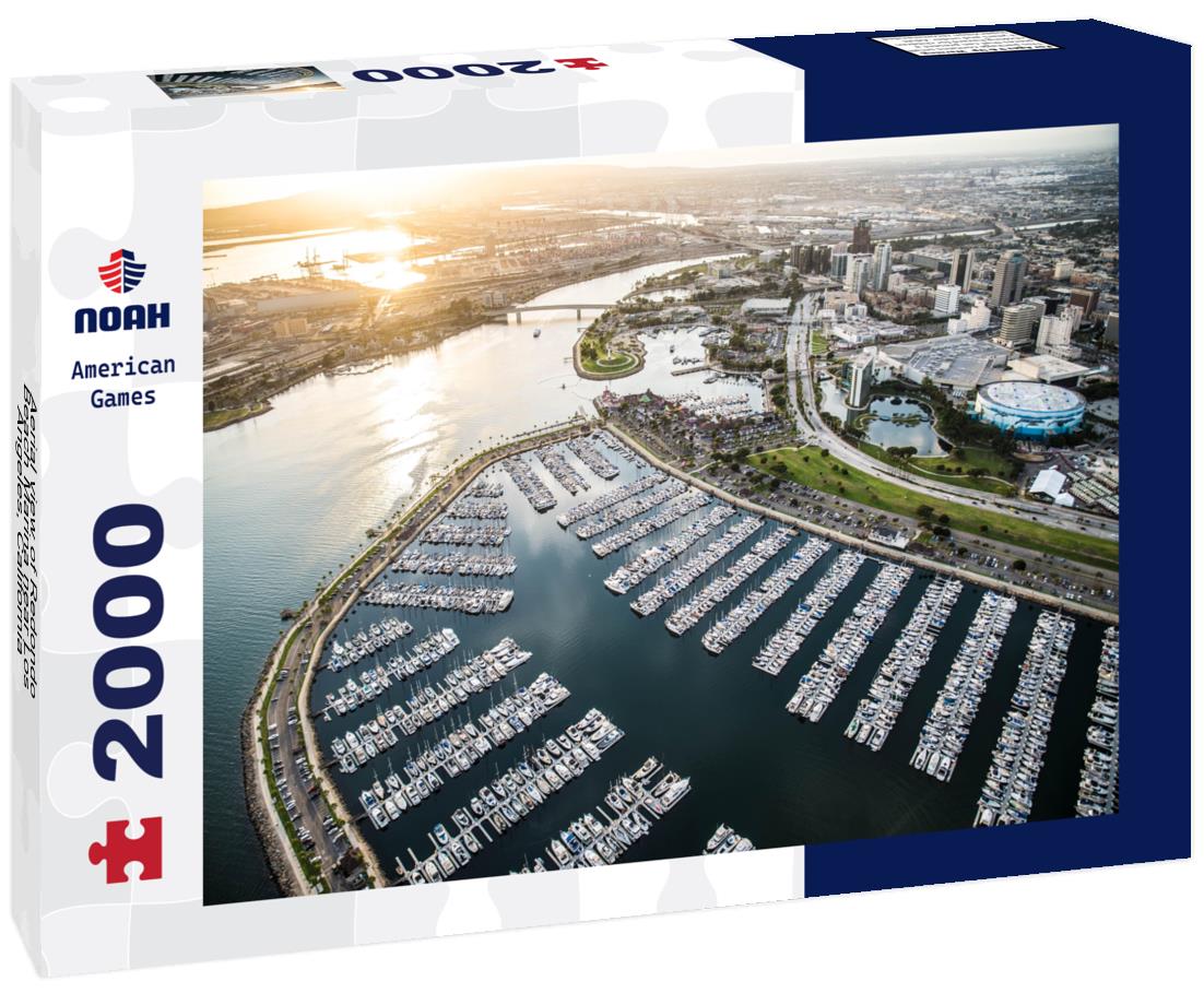 Noah Jigsaw Puzzle Aerial view of Redondo Beach Marina near Los Angeles, California 2000 pieces