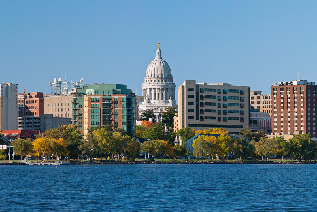 Noah Jigsaw Puzzle Madison. Image of city of Madison, capitol city of Wisconsin, USA 2000 pieces