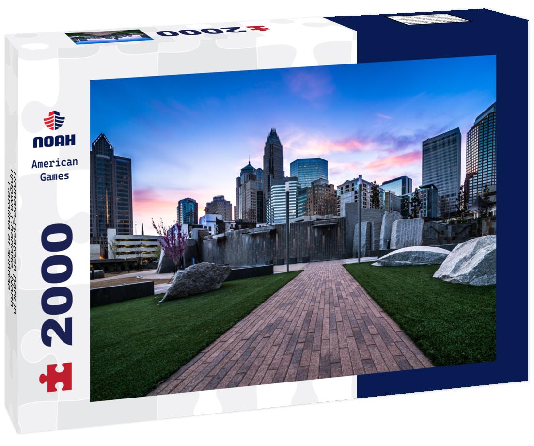 Noah Jigsaw Puzzle Romare-Bearden park in uptown Charlotte, North Carolina at sunrise 2000 pieces