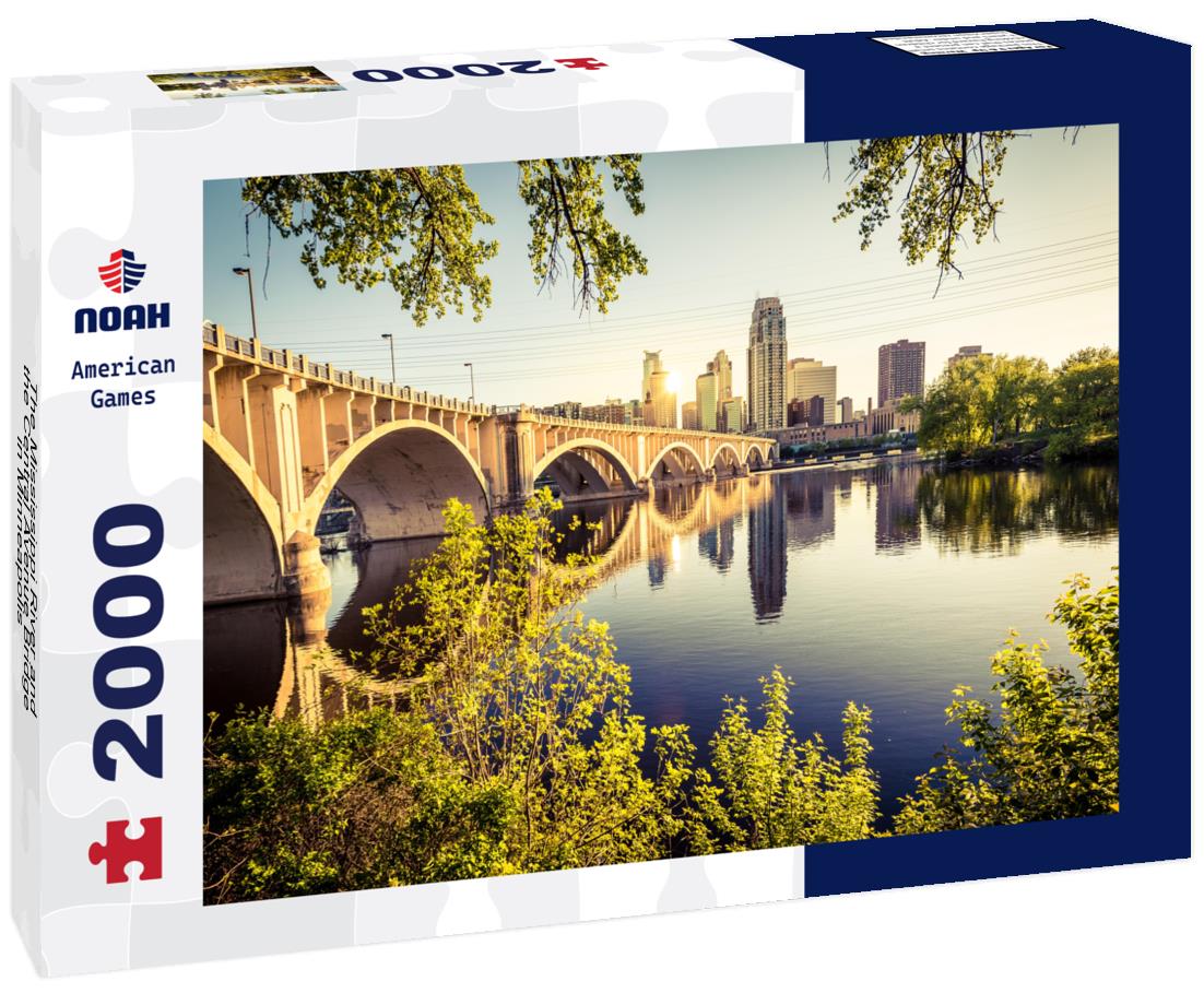 Noah Jigsaw Puzzle The Mississippi River and the Central Avenue Bridge in Minneapolis 2000 pieces