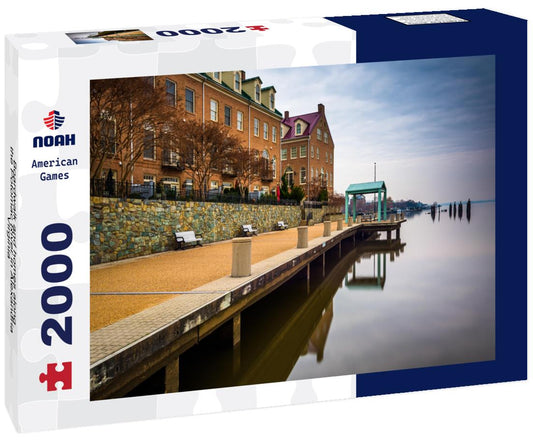 Noah Jigsaw Puzzle Boardwalk and homes along the Potomac River in Alexandria, Virginia 2000 pieces