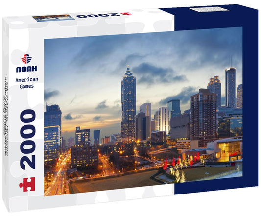 Noah Jigsaw Puzzle City of Atlanta. Panoramic image of the Atlanta skyline during sunrise 2000 pieces