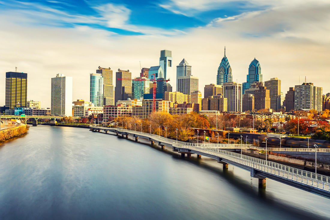 Noah Jigsaw Puzzle Panoramic picture of Philadelphia skyline and Schuylkill River, PA, USA 2000 pieces