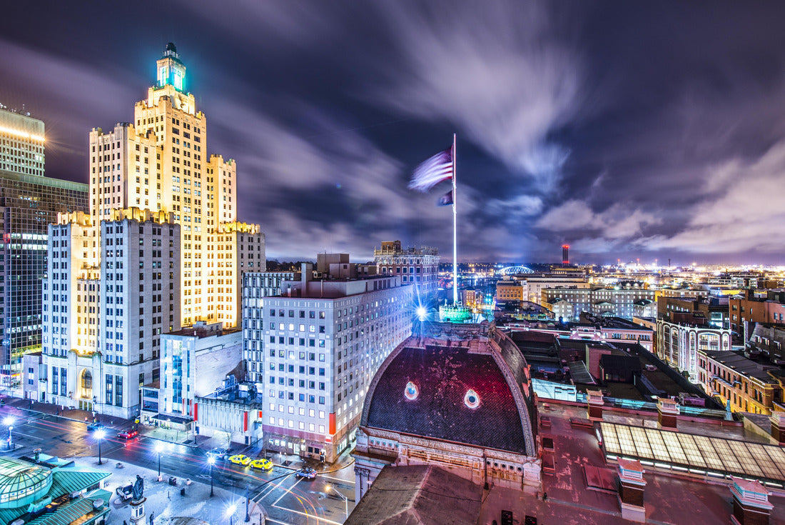 Noah Jigsaw Puzzle Providence, Rhode Island downtown cityscape viewed from behind city hall 2000 pieces