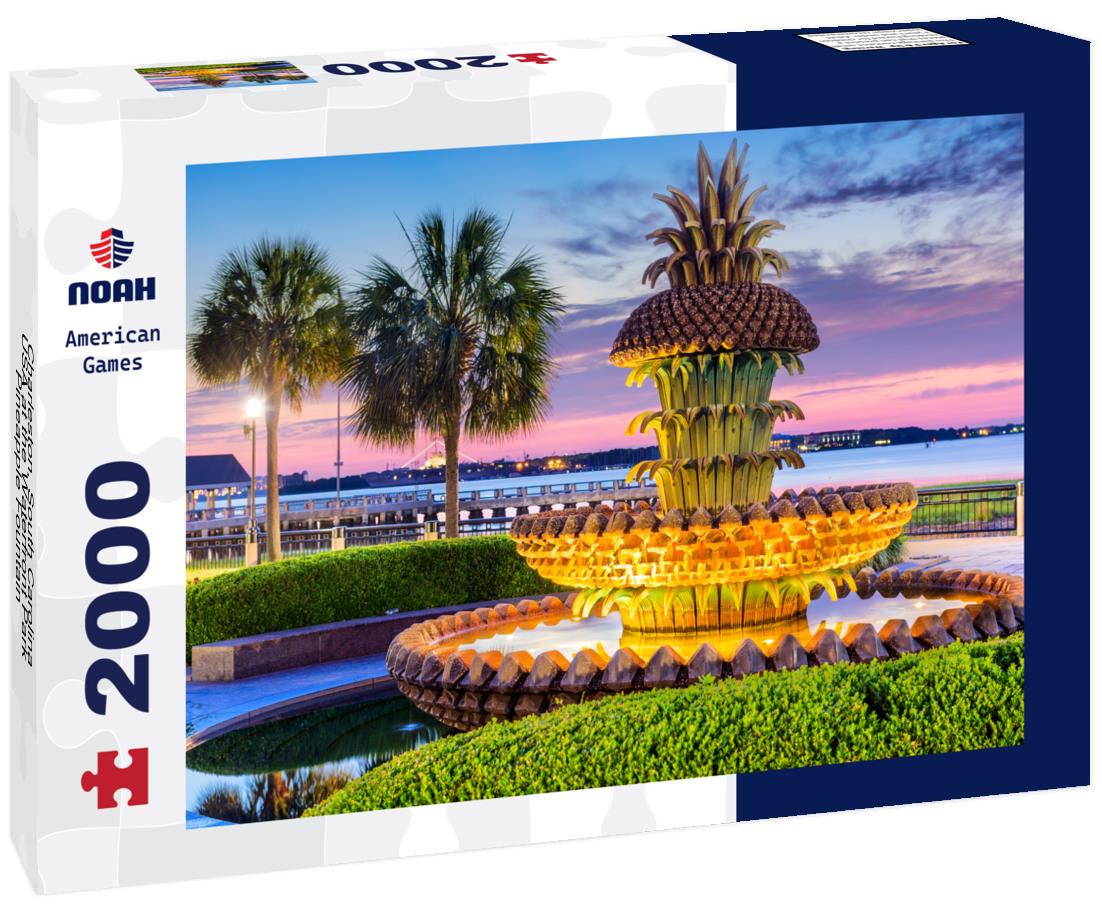 Noah Jigsaw Puzzle Charleston, South Carolina, USA at the Waterfront Park Pineapple Fountain 2000 pieces