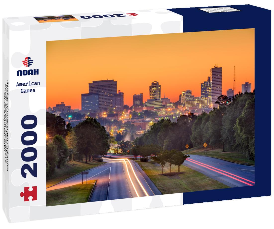 Noah Jigsaw Puzzle Skyline of downtown Columbia, South Carolina from above Jarvis Klapman Blvd 2000 pieces