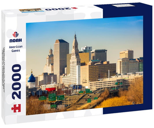 Noah Jigsaw Puzzle Hartford skyline on a sunny afternoon. Hartford is the capital of Connecticut 2000 pieces