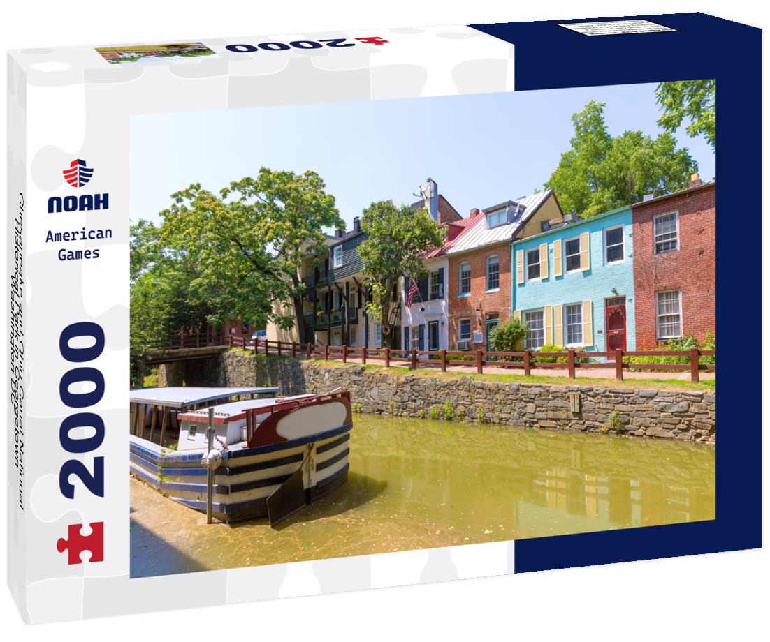 Noah Jigsaw Puzzle Chesapeake and Ohio Canal National Historical Park in Georgetown Washington DC 2000 pieces