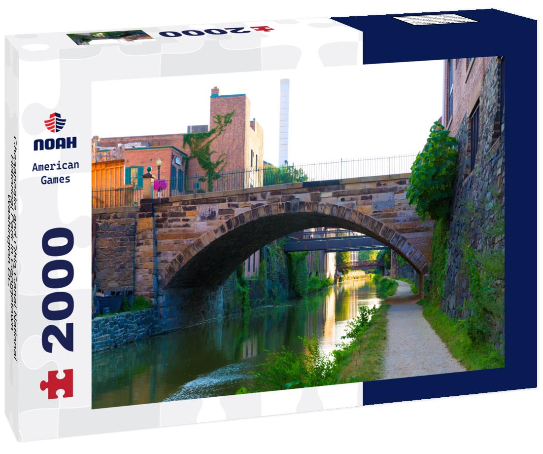 Noah Jigsaw Puzzle Chesapeake and Ohio Canal National Historical Park in Georgetown Washington DC 2000 pieces