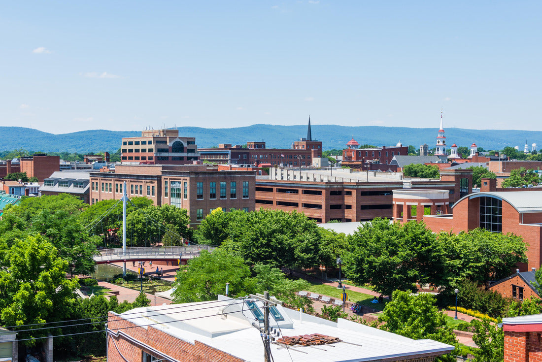 Noah Jigsaw Puzzle Aerial of Downtown Frederick and Carrol Creek Promenade in Frederick, Maryland 2000 pieces