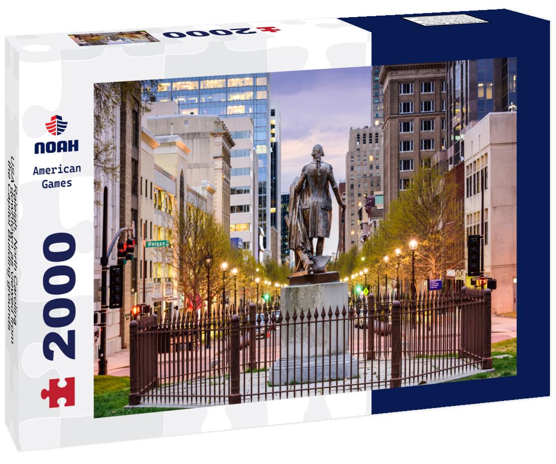 Noah Jigsaw Puzzle Raleigh, North Carolina, USA downtown as viewed from the Capitol Building grounds 2000 pieces