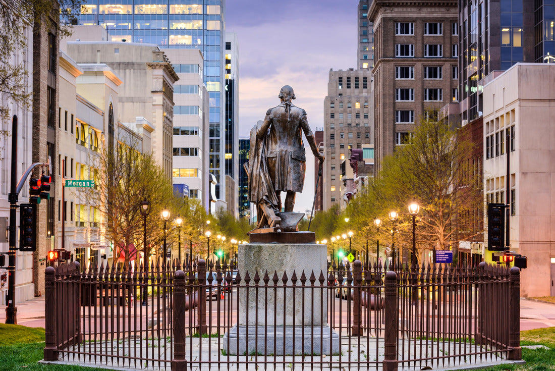 Noah Jigsaw Puzzle Raleigh, North Carolina, USA downtown as viewed from the Capitol Building grounds 2000 pieces