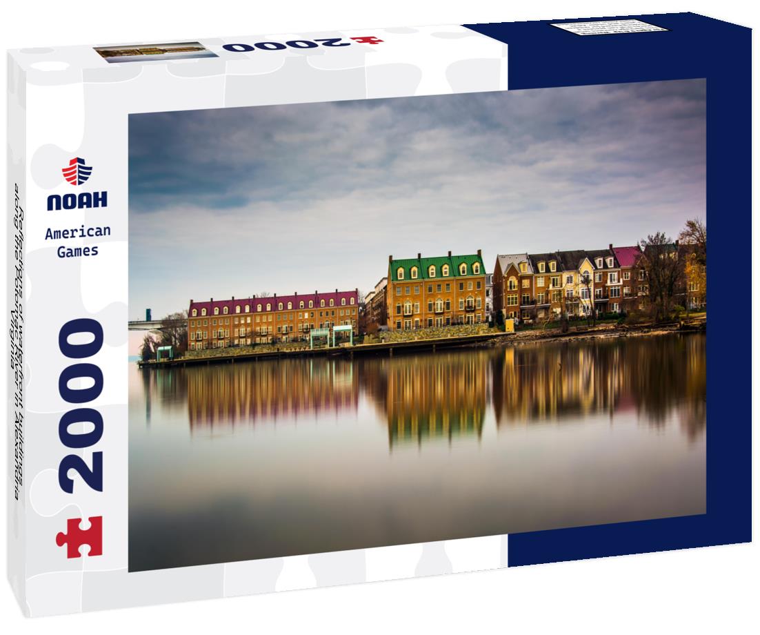 Noah Jigsaw Puzzle Reflections of waterfront buildings along the Potomac River in Alexandria, Virginia 2000 pieces