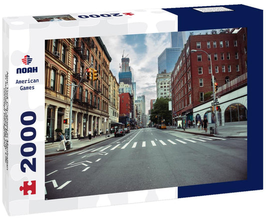 Noah Jigsaw Puzzle New York City street in Manhattan in summer. Urban Big City Life concept background 2000 pieces