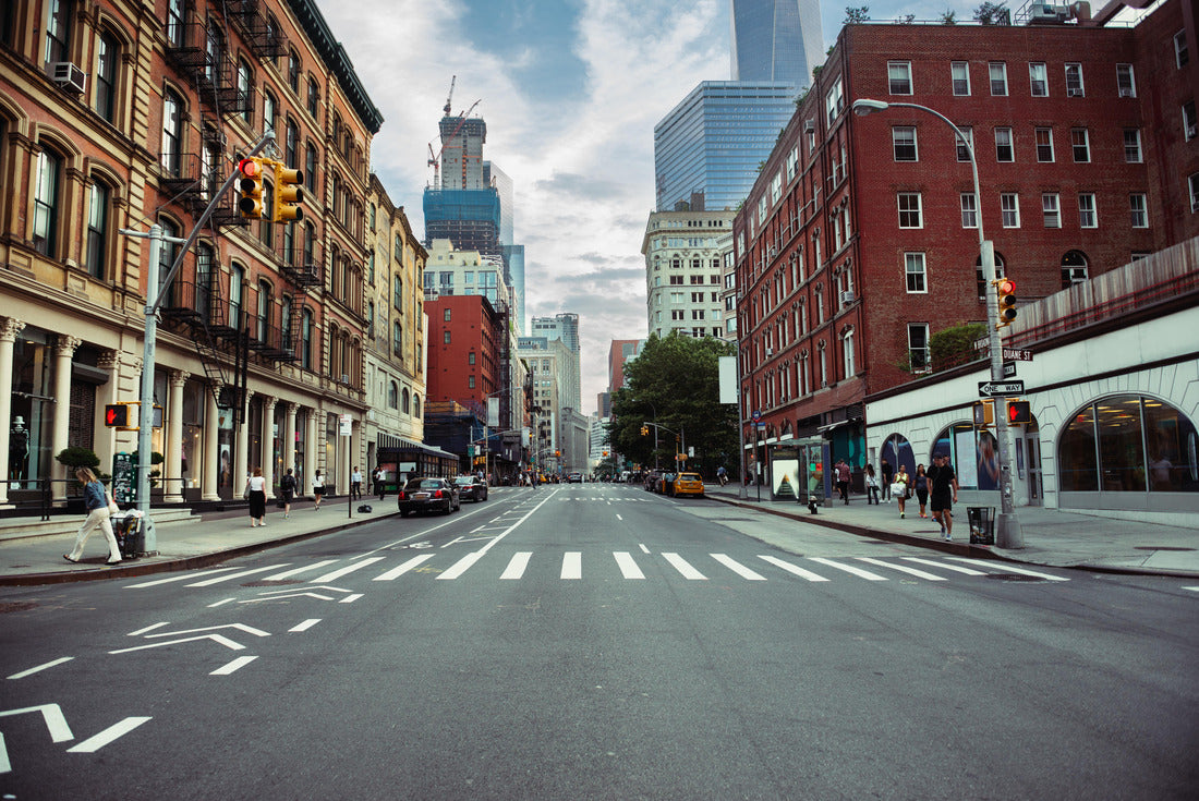 Noah Jigsaw Puzzle New York City street in Manhattan in summer. Urban Big City Life concept background 2000 pieces
