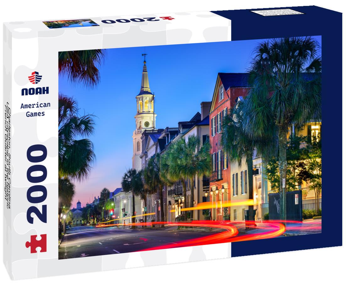 Noah Jigsaw Puzzle Charleston, South Carolina, USA cityscape in the historic French Quarter at twilight 2000 pieces