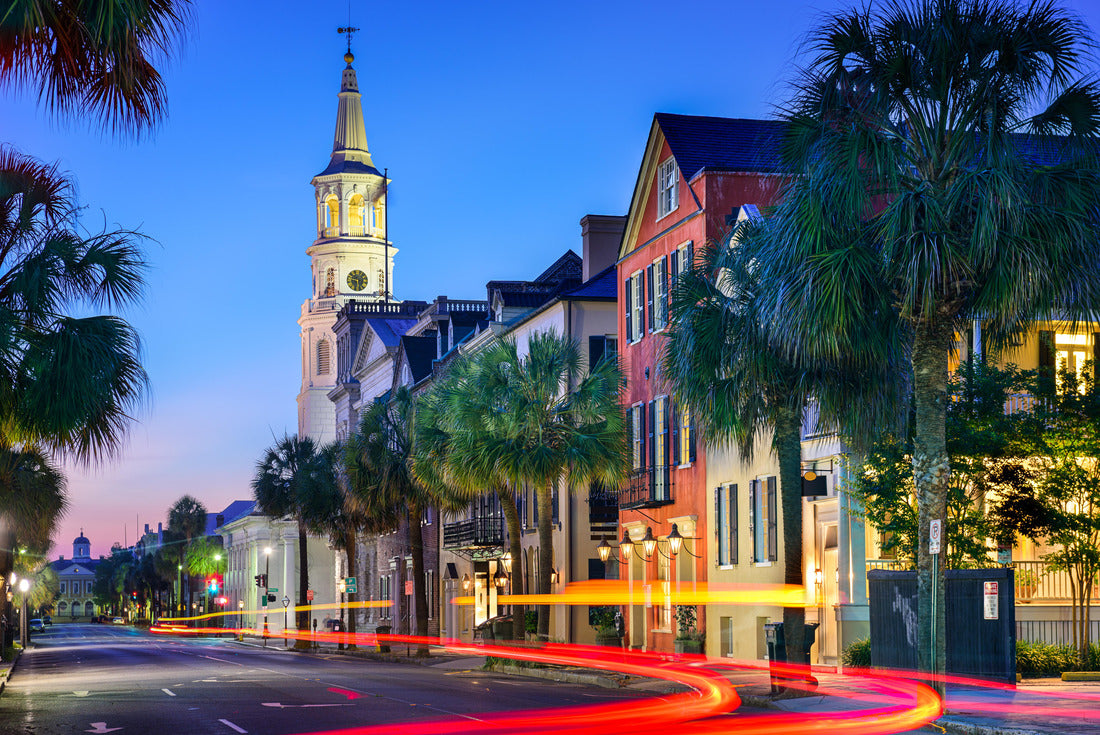 Noah Jigsaw Puzzle Charleston, South Carolina, USA cityscape in the historic French Quarter at twilight 2000 pieces
