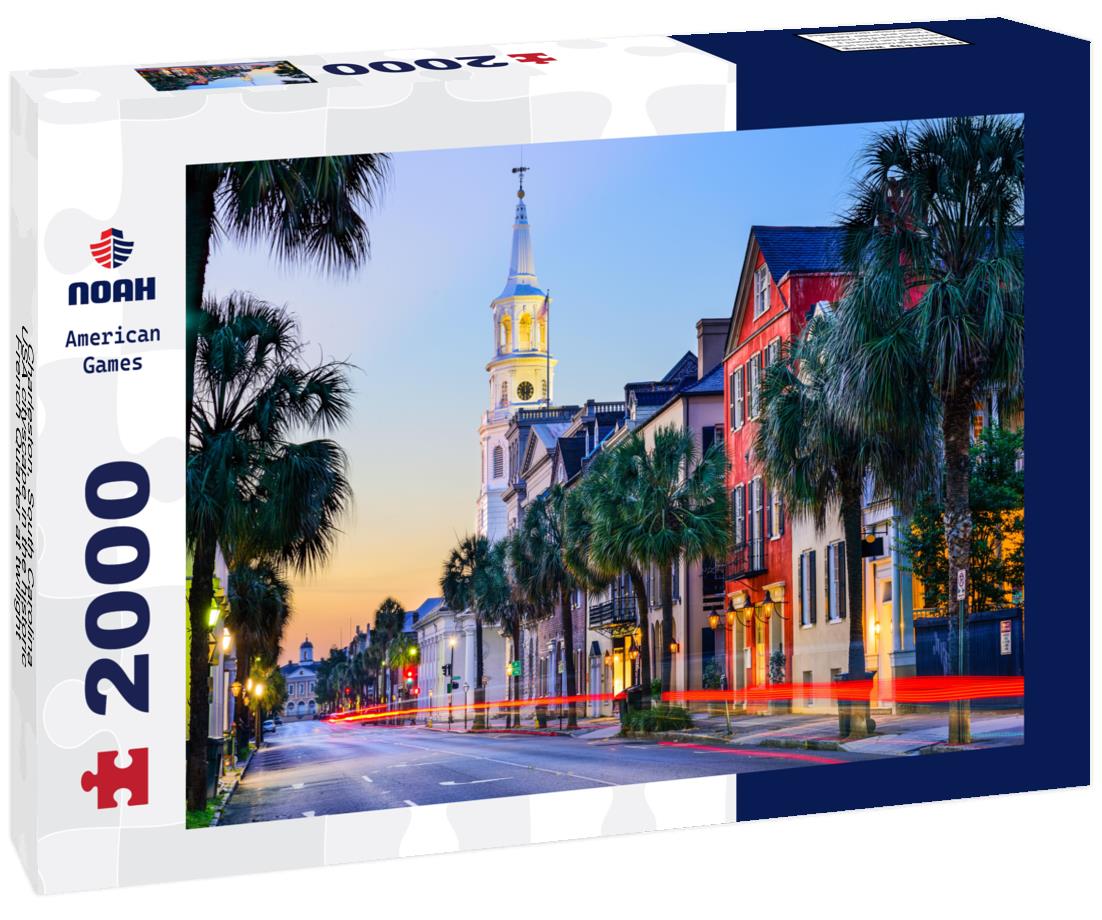 Noah Jigsaw Puzzle Charleston, South Carolina, USA cityscape in the historic French Quarter at twilight 2000 pieces