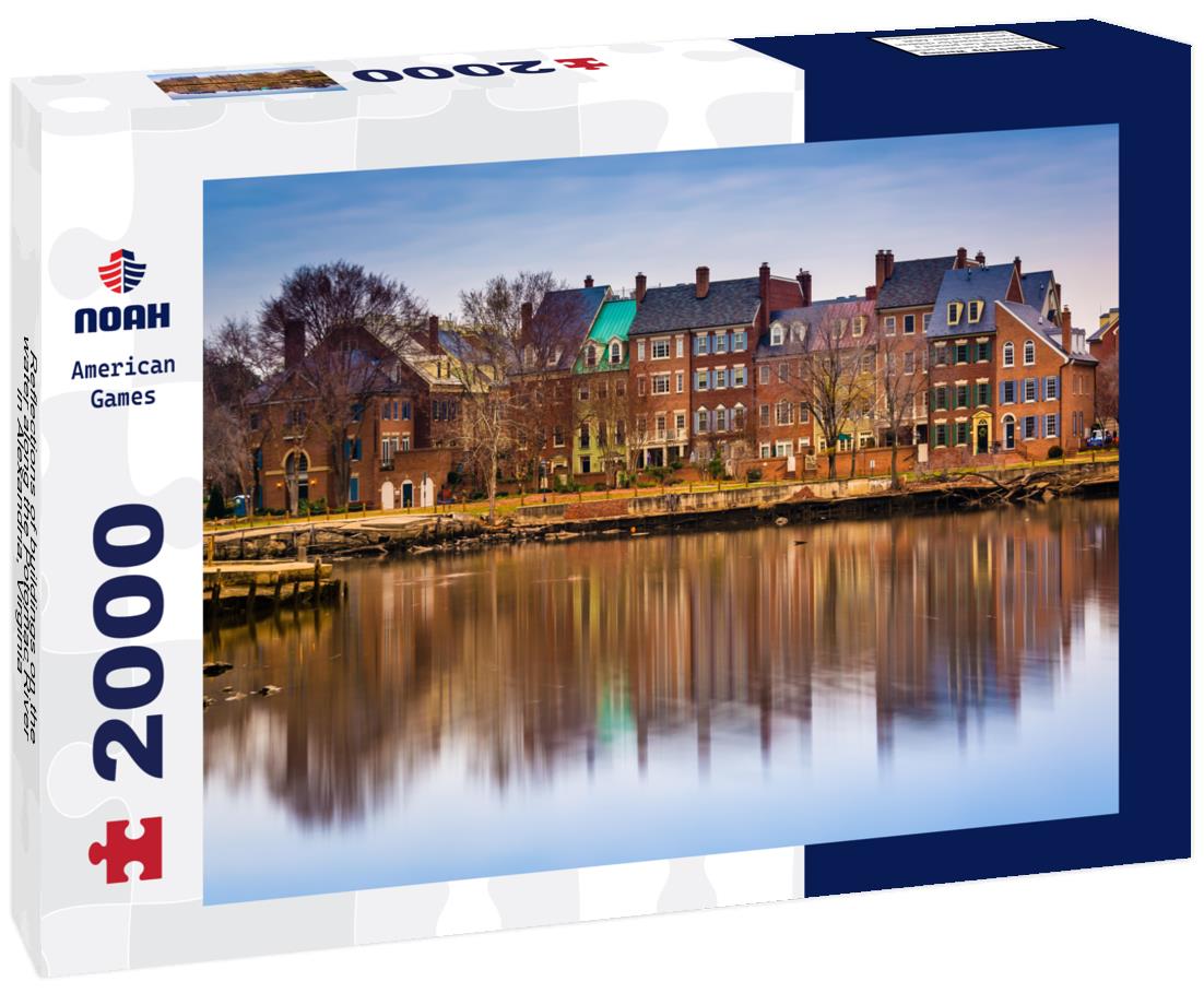 Noah Jigsaw Puzzle Reflections of buildings on the water along the Potomac River in Alexandria, Virginia 2000 pieces