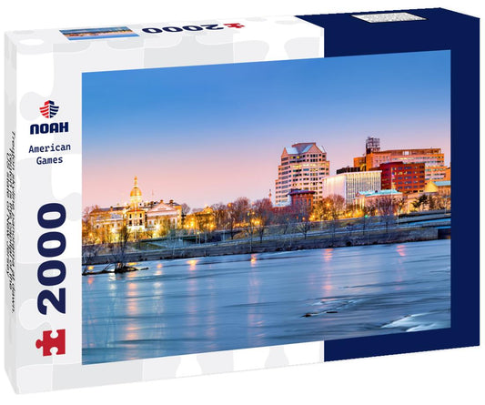 Noah Jigsaw Puzzle Trenton skyline panorama at dawn. Trenton is the capital of the US state of New Jersey 2000 pieces