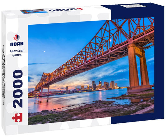 Noah Jigsaw Puzzle New Orleans, Louisiana, USA at Crescent City Connection Bridge over the Mississippi River 2000 pieces