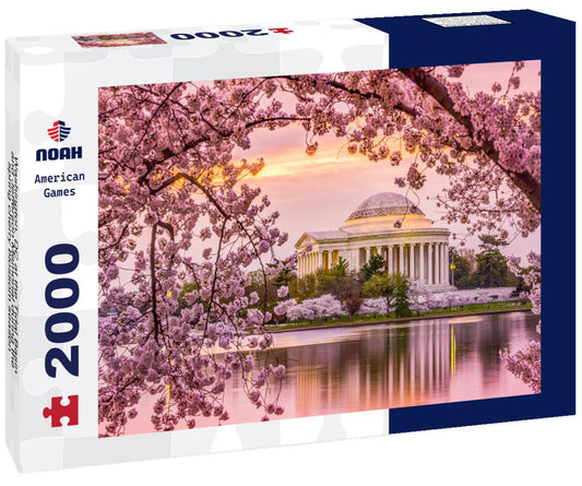 Noah Jigsaw Puzzle Washington, DC at the Tidal Basin and Jefferson Memorial during the spring cherry blossom season 2000 pieces