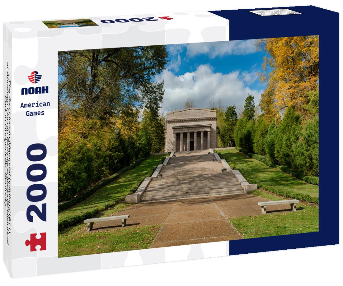 Noah Jigsaw Puzzle The first Lincoln Memorial building (1911) at Abraham Lincoln Birthplace National Historical Park in Hodgenville, Kentucky 2000 pieces