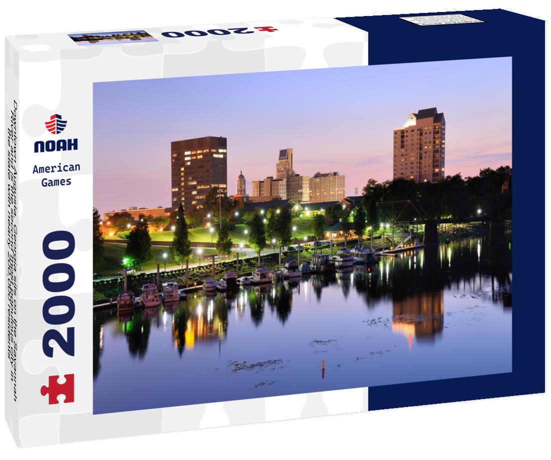 Noah Jigsaw Puzzle Downtown Augusta, Georgia sits on the Savannah River and is the second most populous city in the state with nearly 200,000 residents 2000 pieces