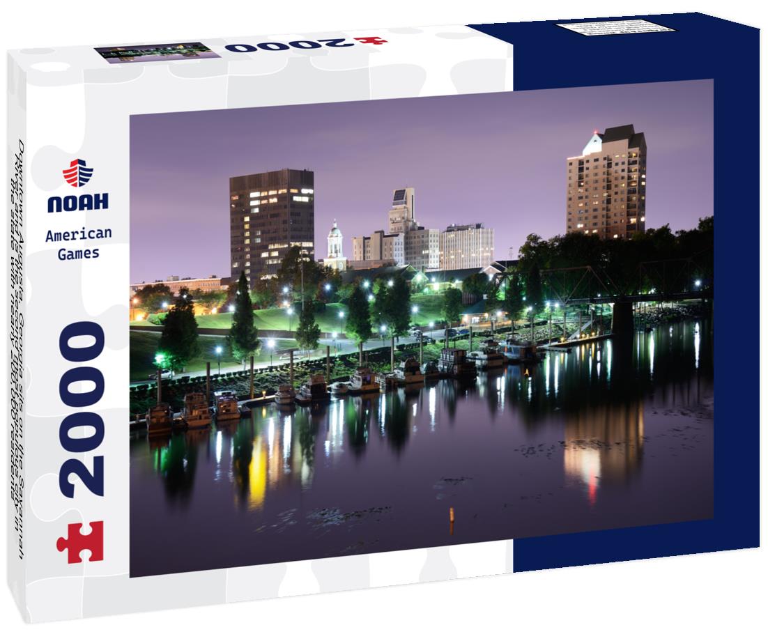 Noah Jigsaw Puzzle Downtown Augusta, Georgia sits on the Savannah River and is the second most populous city in the state with nearly 200,000 residents 2000 pieces