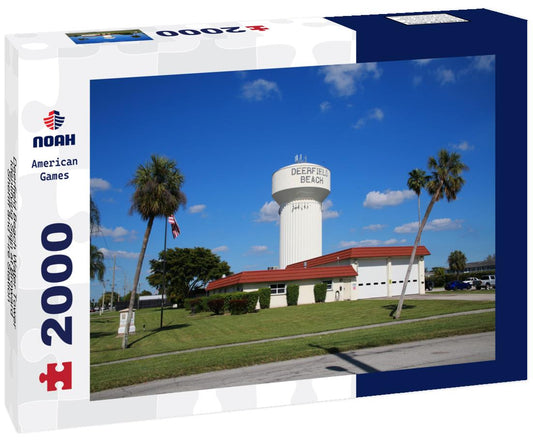 Noah Jigsaw Puzzle Deerfield Beach Water Tower Identifying Sign at Broward Sheriff and Fire Station 2000 pieces