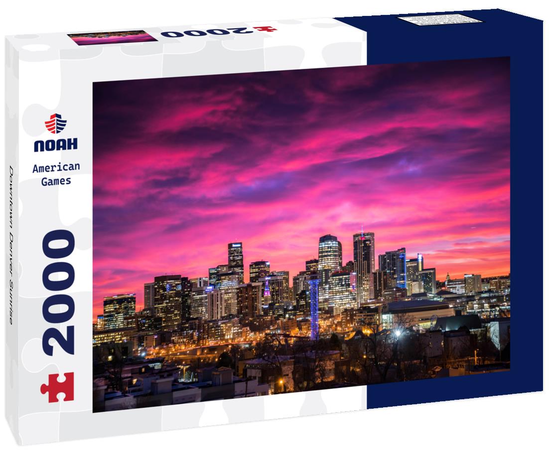 Noah Jigsaw Puzzle Downtown Denver Sunrise 2000 pieces