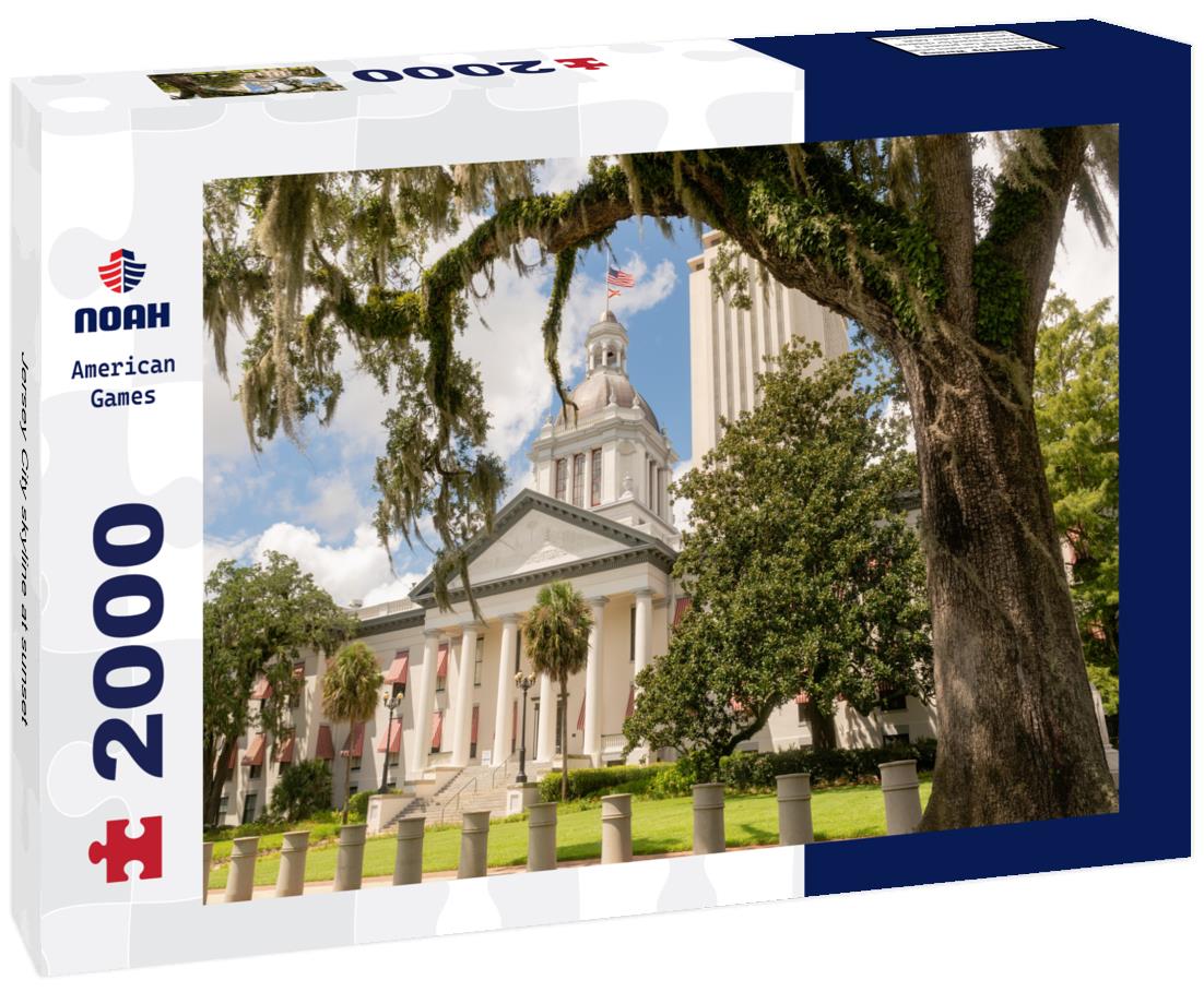 Noah Jigsaw Puzzle Jersey City skyline at sunset 2000 pieces