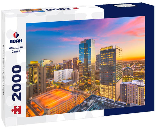Noah Jigsaw Puzzle Boston harbor skyline at night 2000 pieces