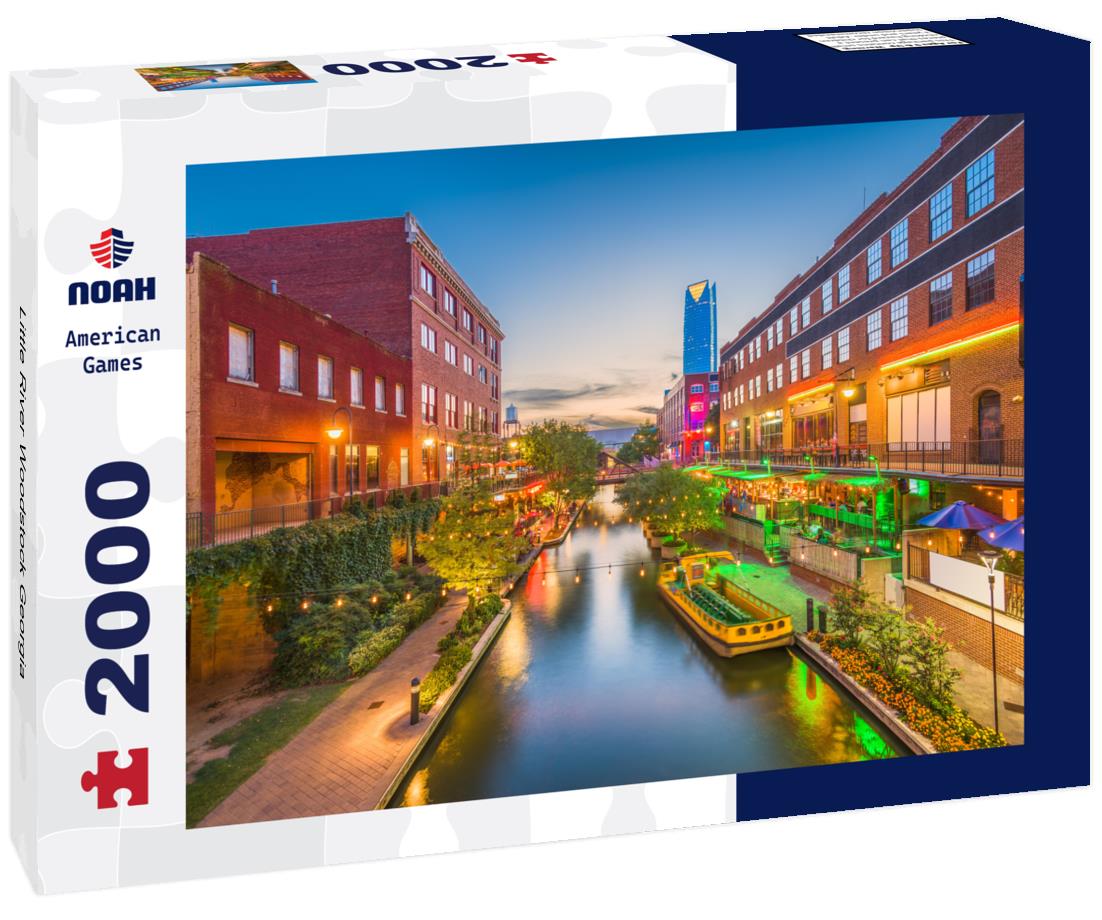 Noah Jigsaw Puzzle Little River Woodstock Georgia 2000 pieces
