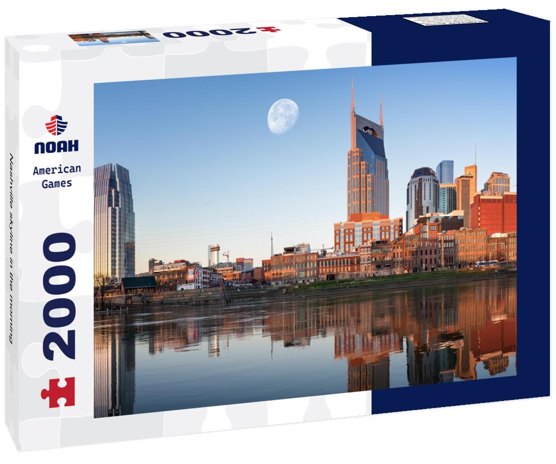 Noah Jigsaw Puzzle Nashville skyline in the morning 2000 pieces