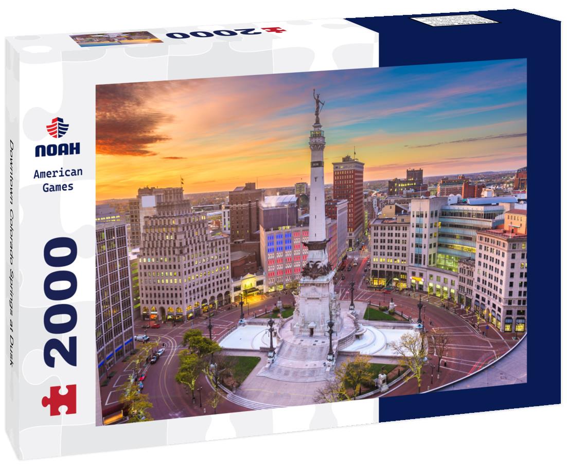 Noah Jigsaw Puzzle Downtown Colorado Springs at Dusk 2000 pieces