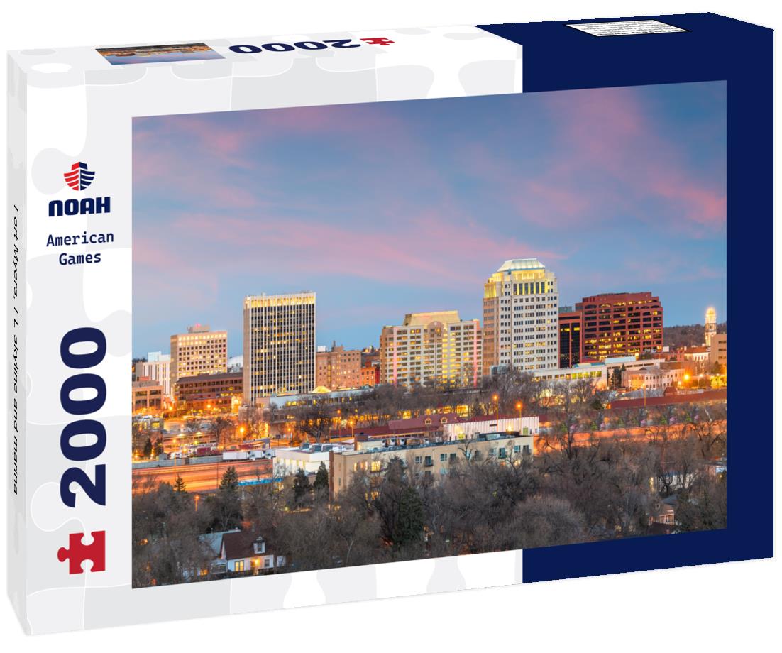 Noah Jigsaw Puzzle Fort Myers, FL skyline and marina 2000 pieces