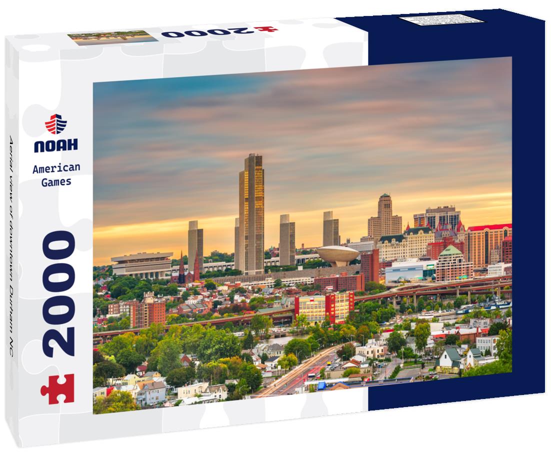 Noah Jigsaw Puzzle Aerial view of downtown Durham NC 2000 pieces