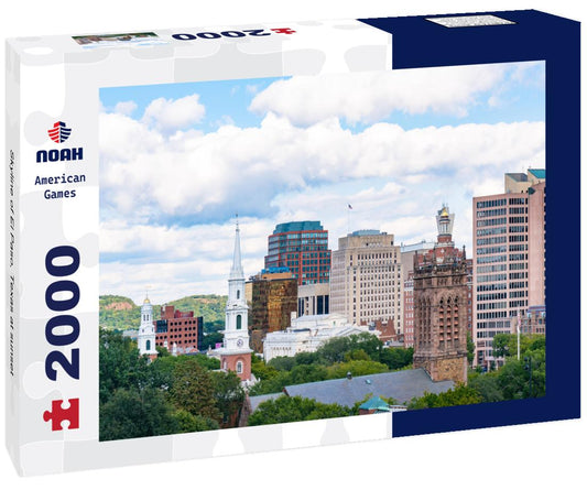 Noah Jigsaw Puzzle Skyline of El Paso, Texas at sunset 2000 pieces