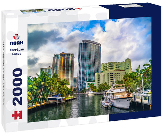 Noah Jigsaw Puzzle Ft Lauderdale, Florida, USA Skyline 2000 pieces