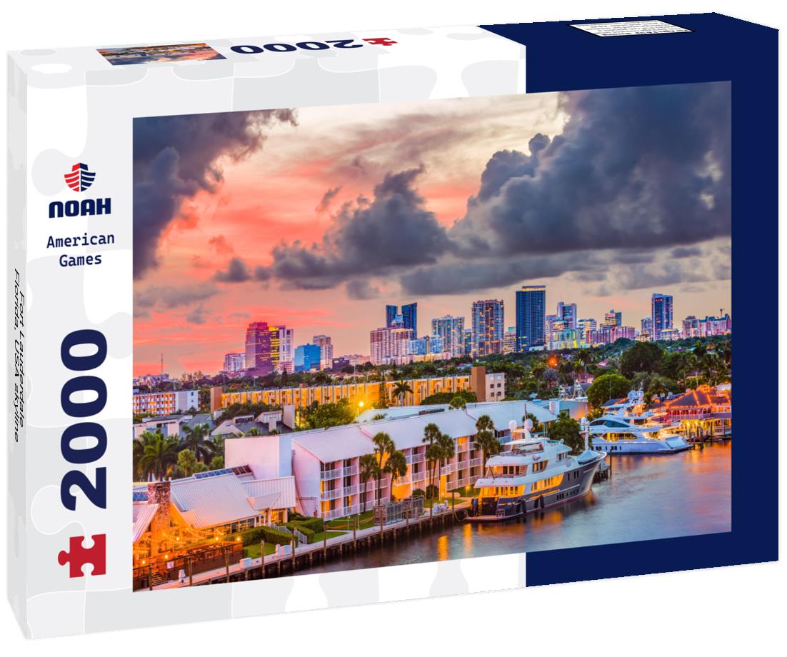 Noah Jigsaw Puzzle Fort Lauderdale, Florida, USA skyline 2000 pieces