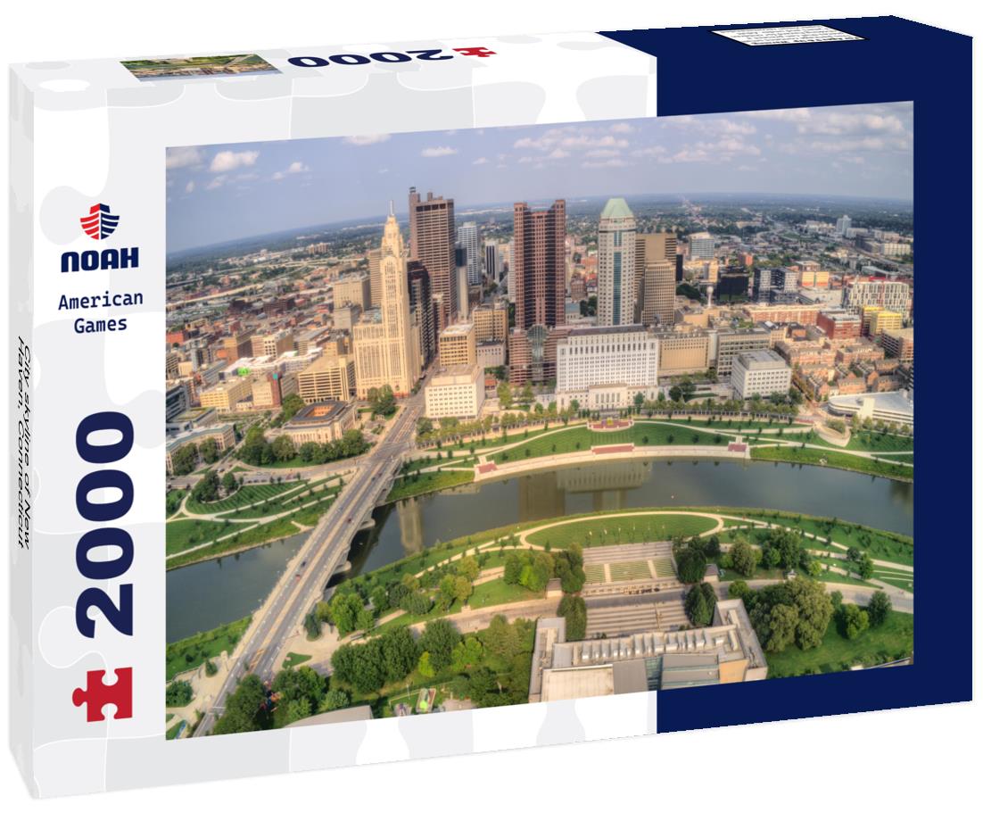 Noah Jigsaw Puzzle City skyline of New Haven, Connecticut 2000 pieces