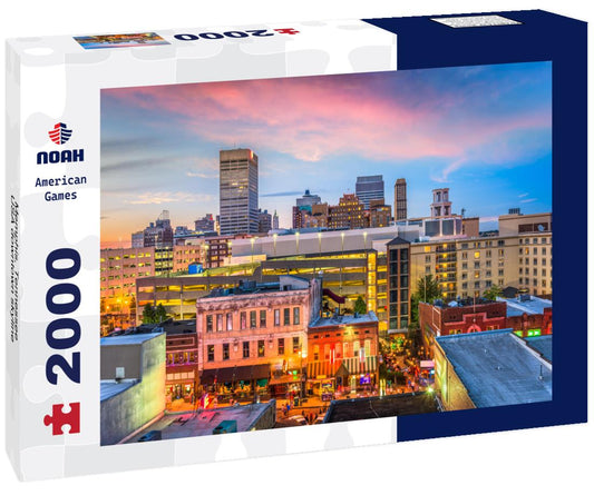 Noah Jigsaw Puzzle Memphis, Tennessee, USA downtown skyline 2000 pieces