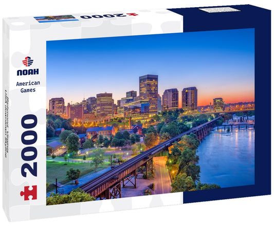 Noah Jigsaw Puzzle Richmond, Virginia, USA downtown skyline 2000 pieces