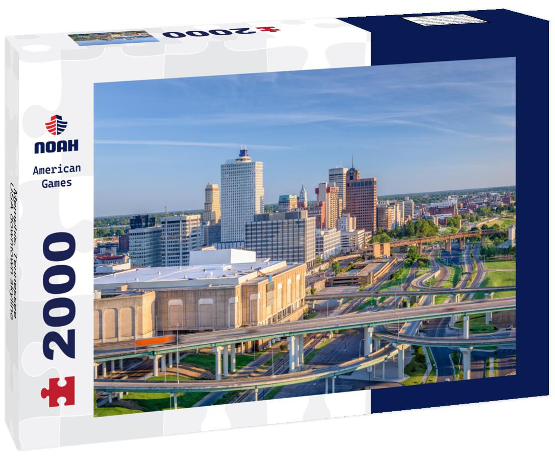 Noah Jigsaw Puzzle Memphis, Tennessee, USA downtown skyline 2000 pieces